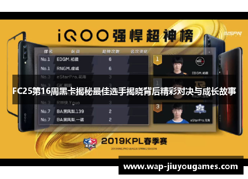FC25第16周黑卡揭秘最佳选手揭晓背后精彩对决与成长故事 FC25第16周黑卡揭秘最佳选手揭晓背后精彩对决与成长故事
