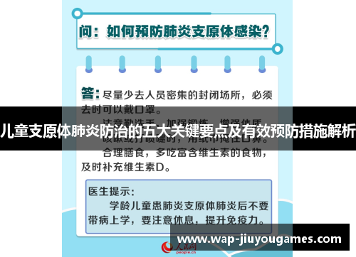 儿童支原体肺炎防治的五大关键要点及有效预防措施解析